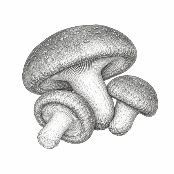Shiitake Illustration